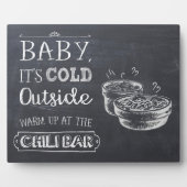 Chili Bar Sign Fotoplatte (Vorderseite)