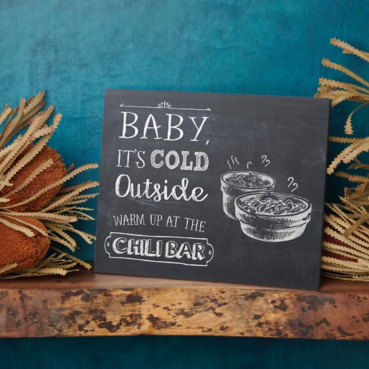 Chili Bar Sign Fotoplatte (Seite)