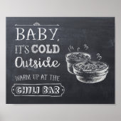 Chili Bar Sign Poster (Vorne)