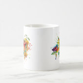 Chili & Bell Paprikaschoten Spritzer Art Kaffeetasse (Mittel)