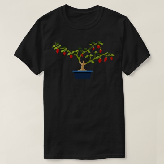 Chili Bonchi mit Blue Pot T-Shirt (Design vorne)