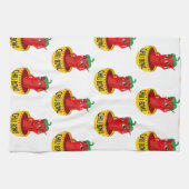 Chili Bowl Cartoon Zeichne Muster Geschirrtuch (Horizontal)