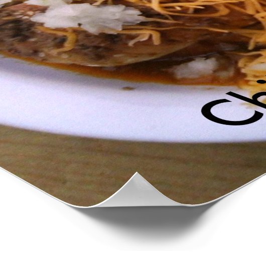 Chili Burger Poster (Ecke)