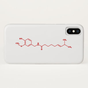 Chili Capsaicin Molekulare Chemische Formel Case-Mate iPhone Hülle