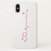 Chili Capsaicin Molekulare Chemische Formel Case-Mate iPhone Hülle (Rückseite)