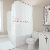 Chili Capsaicin Molekulare Chemische Formel Duschvorhang (Beispiel)