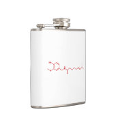 Chili-Capsaicin-molekulare chemische Formel Flachmann (Rechts)