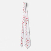 Chili Capsaicin Molekulare Chemische Formel Krawatte (Rückseite)