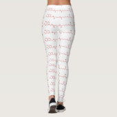 Chili Capsaicin Molekulare Chemische Formel Leggings (Rückseite)