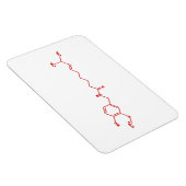 Chili Capsaicin Molekulare Chemische Formel Magnet (Rechte Seite)