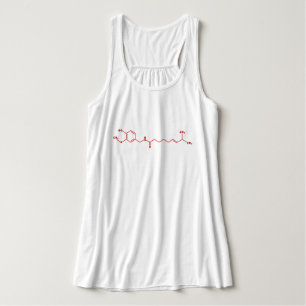 Chili Capsaicin Molekulare Chemische Formel Tank Top