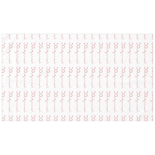 Chili Capsaicin Molekulare Chemische Formel Tischdecke (Vorderseite (Horizontal))