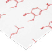 Chili Capsaicin Molekulare Chemische Formel Tischdecke (Schrägansicht)