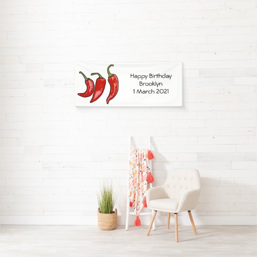 Chili-Cartoon-Abbildung Banner (Insitu)