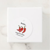 Chili-Cartoon-Abbildung Geschenkanhänger (Beispiel)