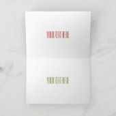 Chili-Cartoon-Abbildung Karte (Innenseite)