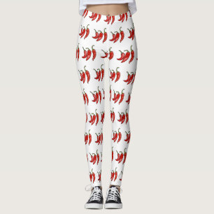 Chili-Cartoon-Abbildung Leggings
