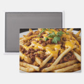Chili Cheese Fries Magnet (Vorderseite/Rückseite)