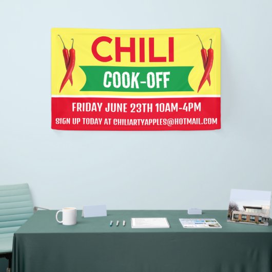 Chili Cook Off Banner (Messeveranstaltung)