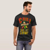 Chili Cook Off Champ Chili Contest T-Shirt (Vorne ganz)