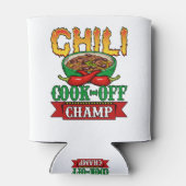 Chili Cook Off Champ Gewinner Dosenkühler (Rückseite)