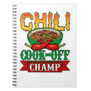 Chili Cook Off Champ Gewinner Notizblock