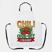 Chili Cook Off Champ Gewinner Schürze (Vorderseite)