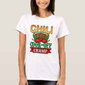Chili Cook Off Champ Gewinner T-Shirt (Vorderseite)