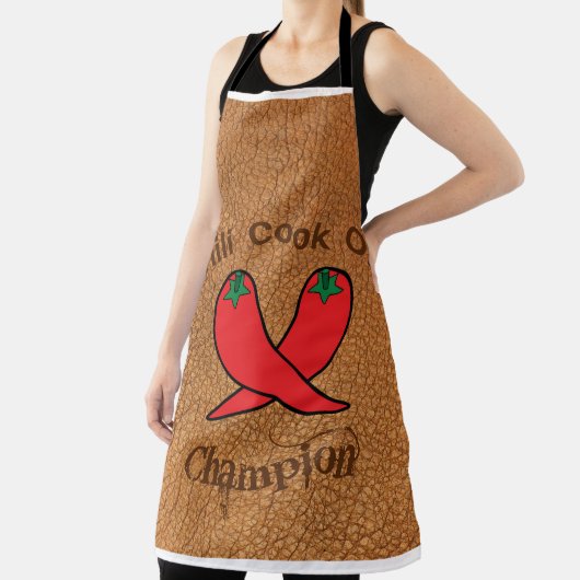 Chili Cook Off Champion Ledermuster Schürze (InSitu)