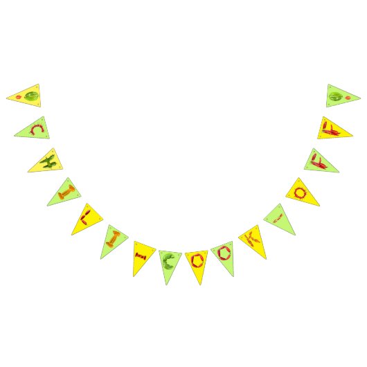 Chili Cook-off Chili Pepper Heiß und scharf Wimpelkette (Alle)