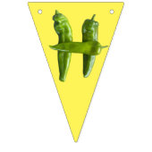 Chili Cook-off Chili Pepper Heiß und scharf Wimpelkette (Dritte Fahne)