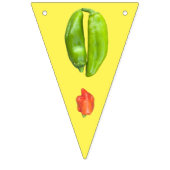 Chili Cook-off Chili Pepper Heiß und scharf Wimpelkette (Erste Fahne)