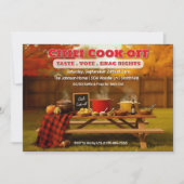 Chili Cook-off Cook Off Cookoff Invitation Einladung (Vorderseite)