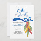 Chili Cook Off Erwachsene Einladung Geburtstag (Vorderseite)