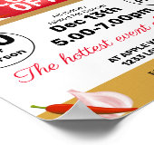 Chili Cook off Fundraiser Poster (Ecke)