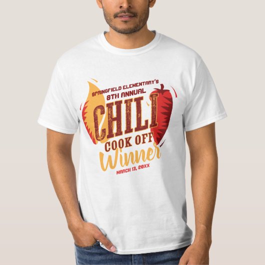 Chili Cook Off Gewinner | GRILLEN Cookout Contest T-Shirt (Vorderseite)