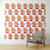 Chili Cook Off | GRILLEN Contest Step and Repeat Wandteppich (Beispiel (Horizontal))