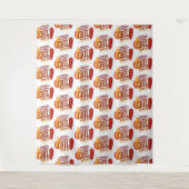 Chili Cook Off | GRILLEN Contest Step and Repeat Wandteppich (Vorderseite)