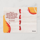 Chili Cook Off | GRILLEN Cookout Contest Einladung Postkarte (Rückseite)