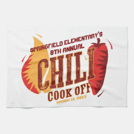 Chili Cook Off | GRILLEN Cookout Contest Geschirrtuch