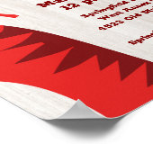 Chili Cook Off | GRILLEN Cookout Contest Poster (Ecke)