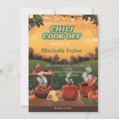 Chili Cook Off Party Invitation Einladung (Vorderseite)