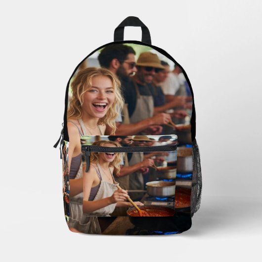 Chili Cook Off Photo Customize Bedruckter Rucksack (Vorderseite)