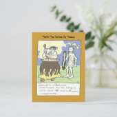 Chili Cook Off Postkarte (Stehend Vorderseite)