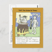 Chili Cook Off Postkarte (Vorne/Hinten)