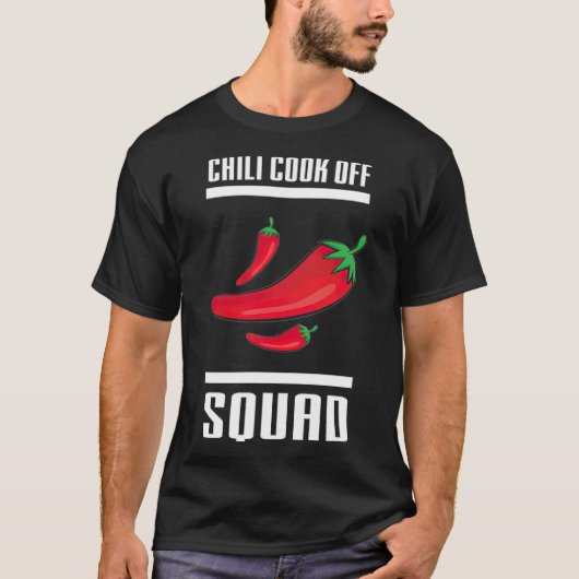Chili Cook Off Squad Chili Contest Beste f T-Shirt (Vorderseite)