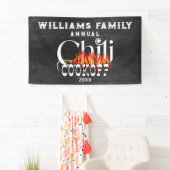 Chili Cookie Cook Off Contest Rustikales Party Banner (Insitu)