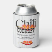 Chili Cookie Cook Off Contest Rustikales Party Dosenkühler (Kanne Vorderseite)