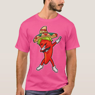 Chili Dabbing Pepper Mexikanischer Heißer Jalapeno T-Shirt