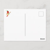 Chili Eating Champion Du bist auf Feuerwitz Postkarte (Rückseite)